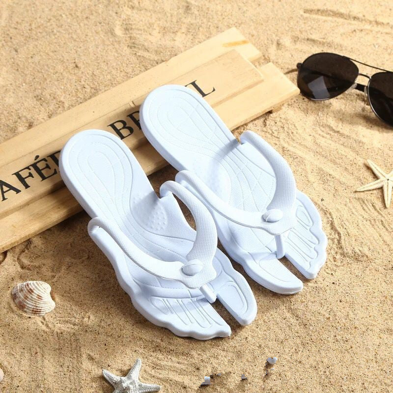 Tongs de Plage Pliables – Confort, Santé et Voyage Léger