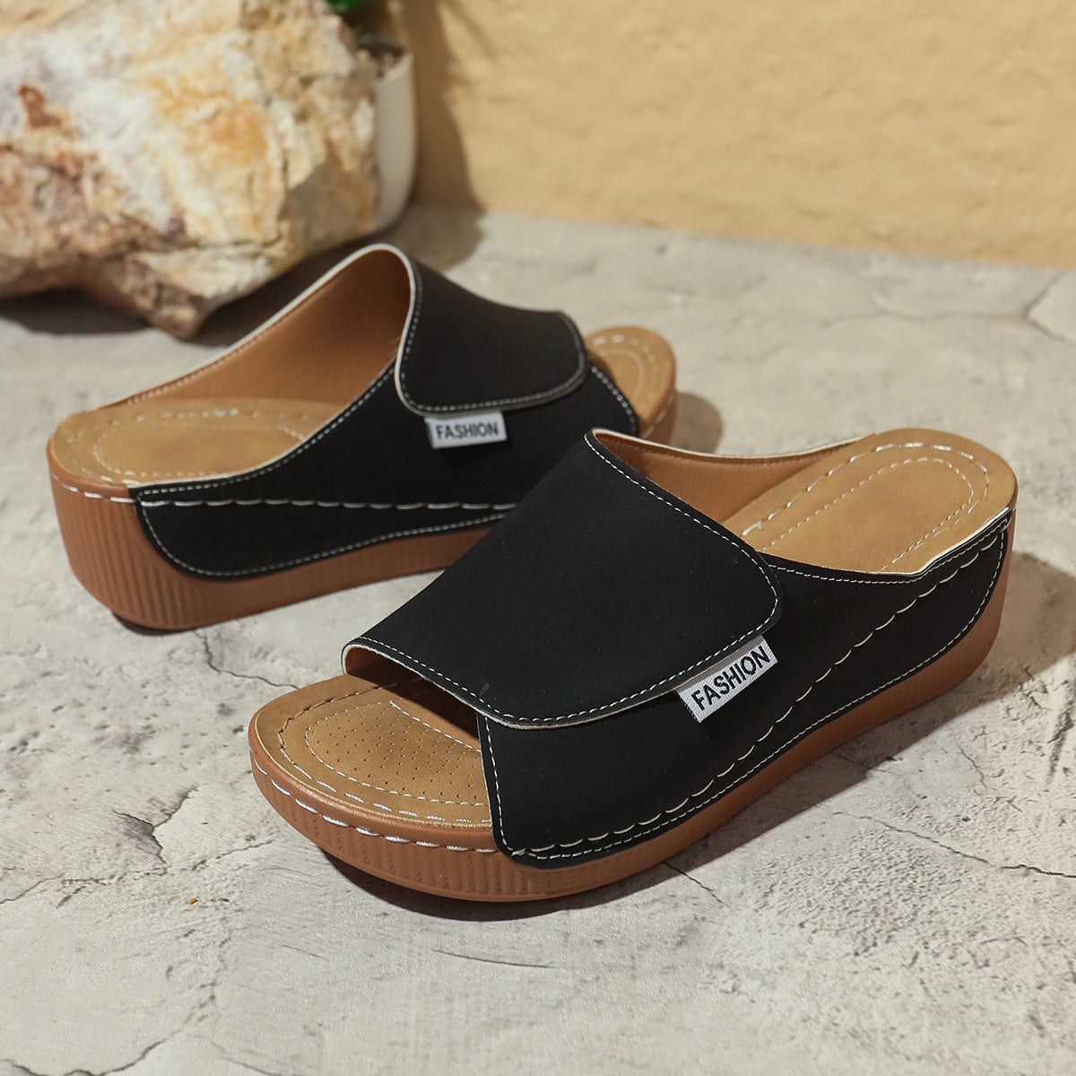 Sandales Compensées Femme Confort & Style Été