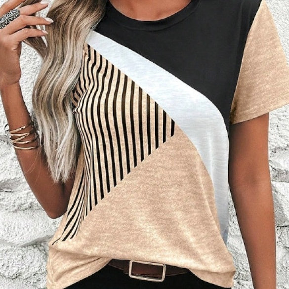 T-shirt Géométrique 3D