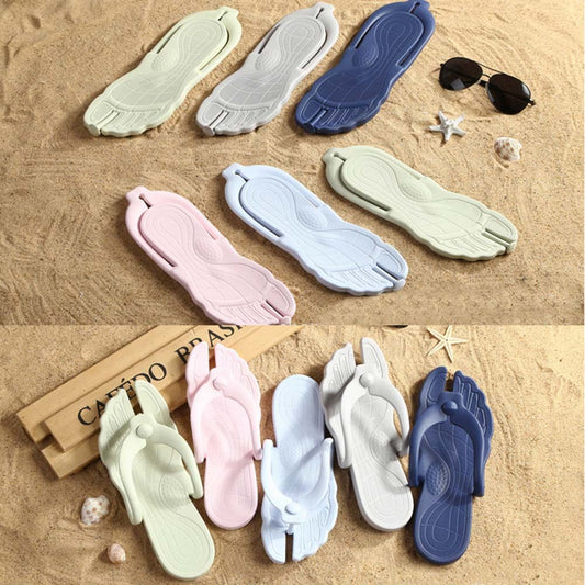 Tongs de Plage Pliables – Confort, Santé et Voyage Léger