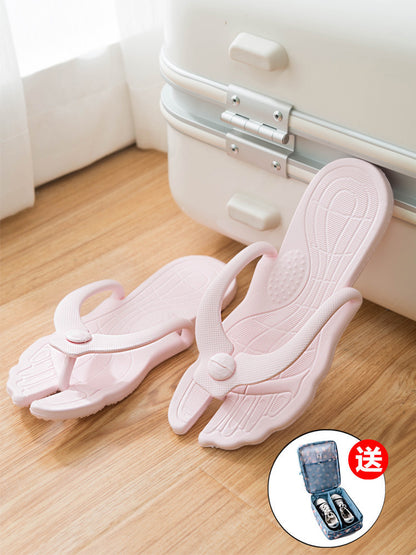 Tongs de Plage Pliables – Confort, Santé et Voyage Léger