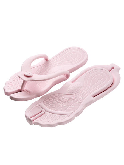 Tongs de Plage Pliables – Confort, Santé et Voyage Léger