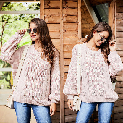 Pull Femme Ajouré – Tricot Léger, Style Ample et Élégant