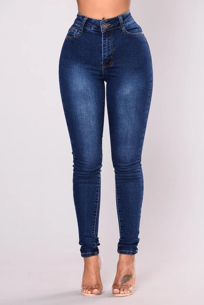 Jean Skinny Taille Haute Stretch