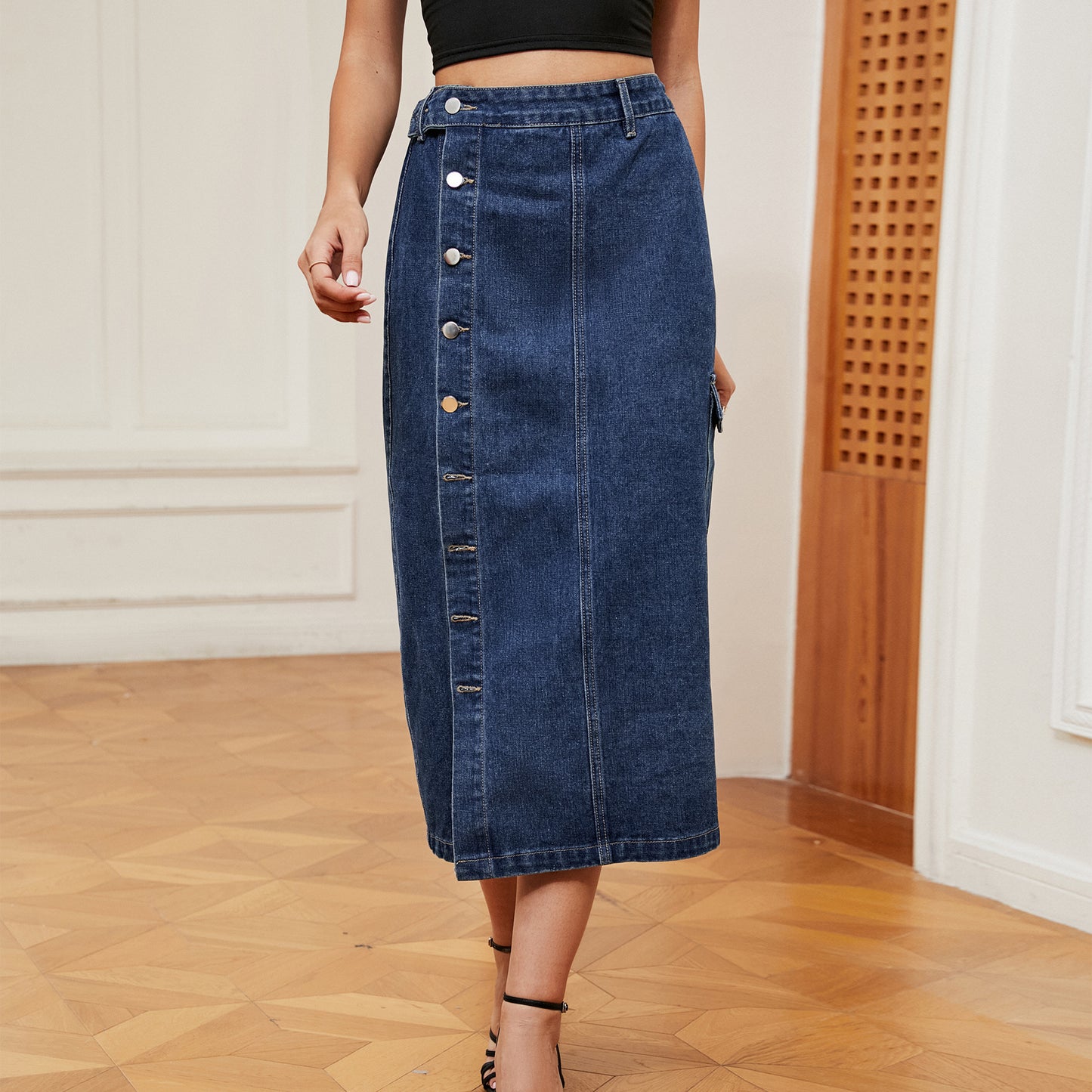 Jupe Cargo Denim Street