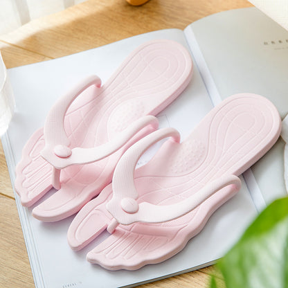 Tongs de Plage Pliables – Confort, Santé et Voyage Léger