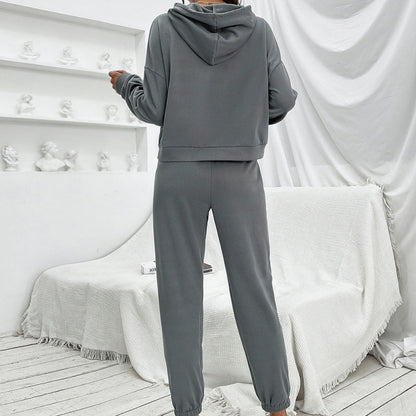 Sweat à Capuche Loose Casual Uni