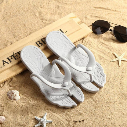 Tongs de Plage Pliables – Confort, Santé et Voyage Léger