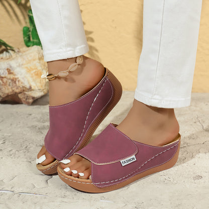 Sandales Compensées Femme Confort & Style Été