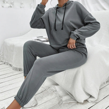 Sweat à Capuche Loose Casual Uni
