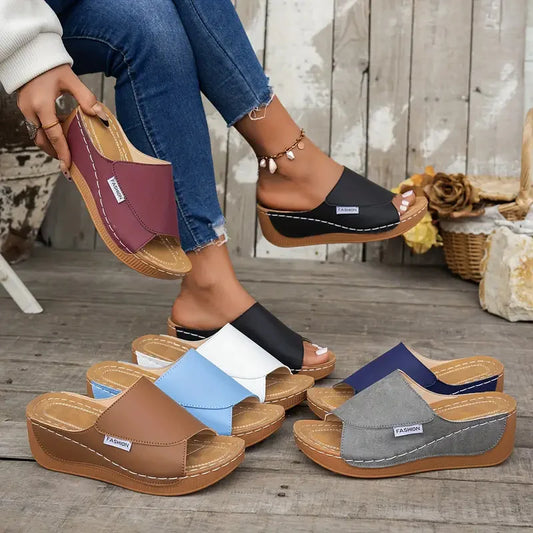 Sandales Compensées Femme Confort & Style Été