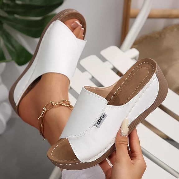 Sandales Compensées Femme Confort & Style Été