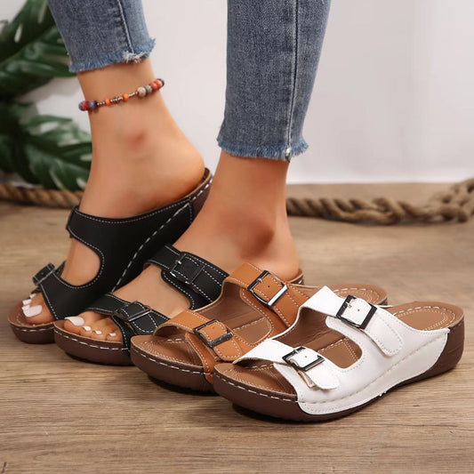 Sandales Compensées Été Grandes Tailles