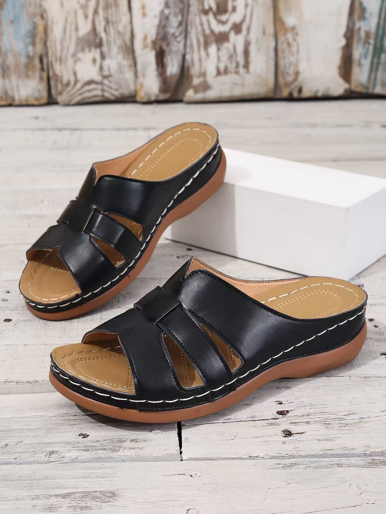 Chaussons Confort Femme Style Européen-Américain