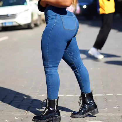 Jean Skinny Taille Haute Femme