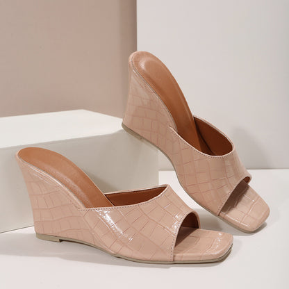 Sandales Compensées Femme Style Romain Chic