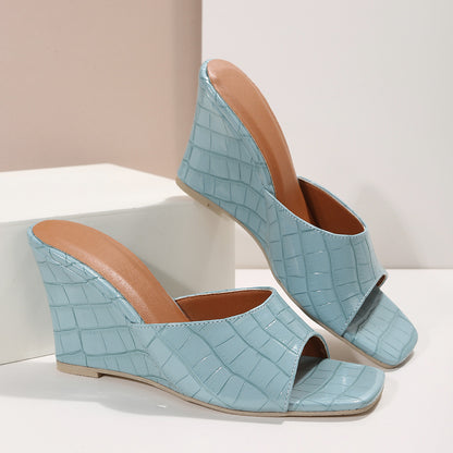 Sandales Compensées Femme Style Romain Chic