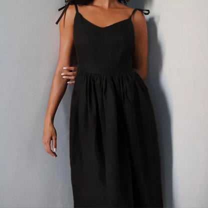 Robe Longue d’Été Échancrée