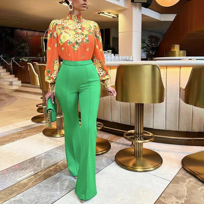 Pantalon Large Femme Tendance